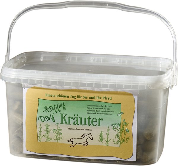 Happy Day® - Karotte/Kräuter Pferdeleckerli Karotte-Kräuter / Ergänzungsfuttermittel für Pferde